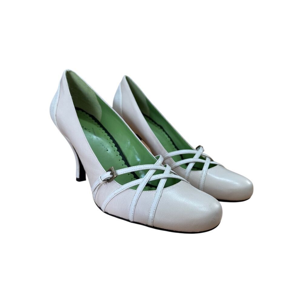 Kenneth Cole Reaction Hanna Stasia Ivory Round Toe Pump Women’s Size 10M